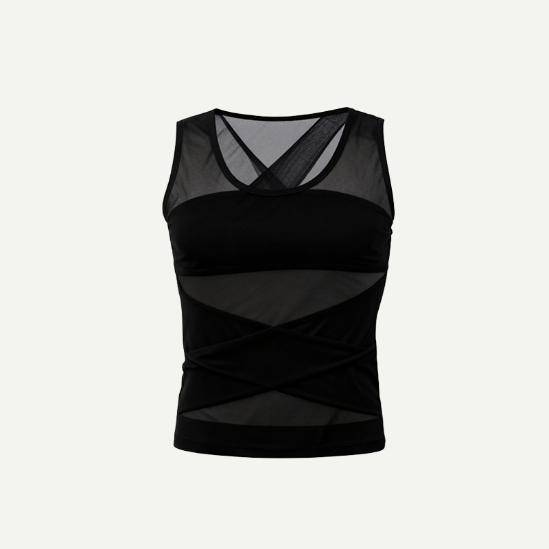 Men's Mesh Breathable Compression Shapewear Vest