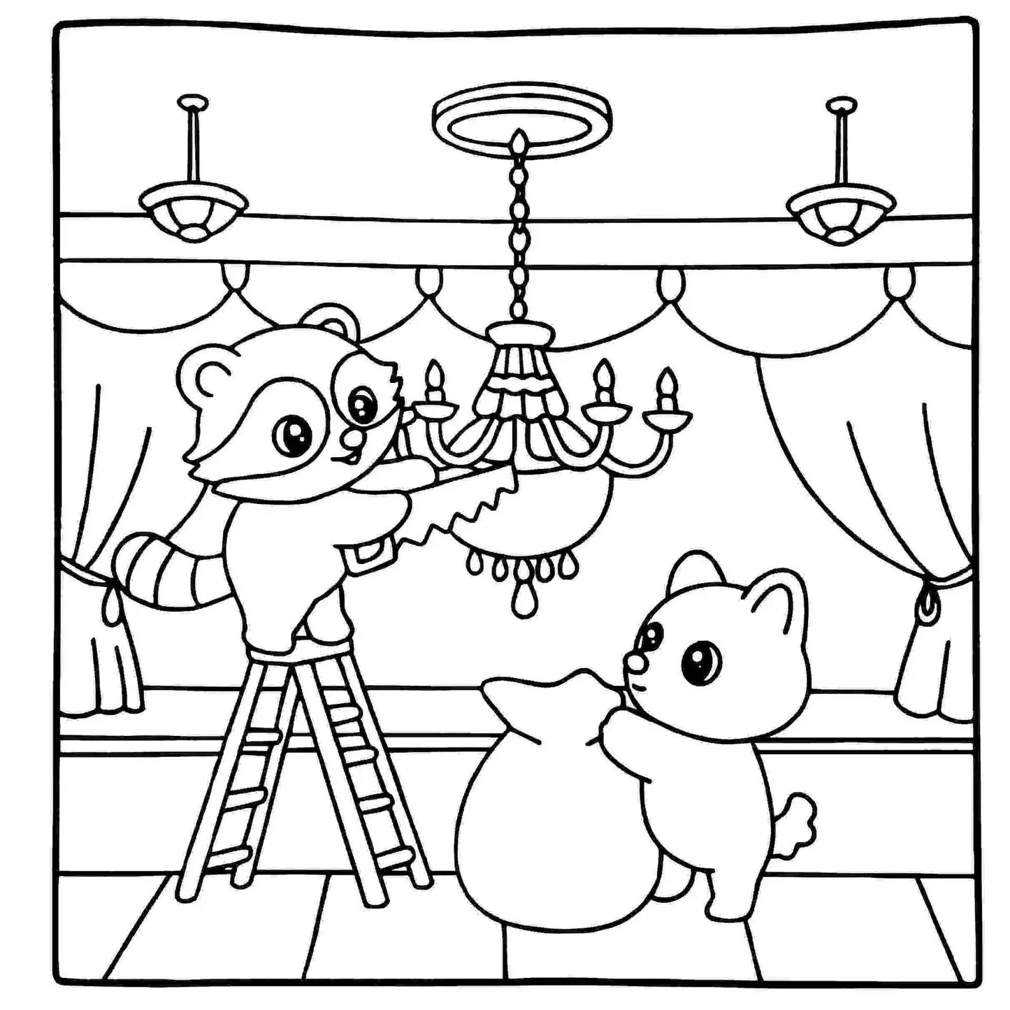 Silly Crimes: Cozy and Funny Coloring Book for Adults and Teens
