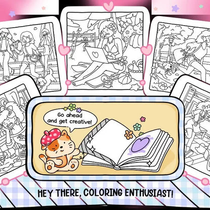 Silly Crimes: Cozy and Funny Coloring Book for Adults and Teens