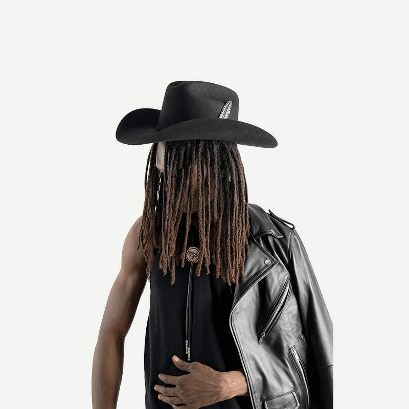 1000X Jerarch Feathered Cowboy Hat