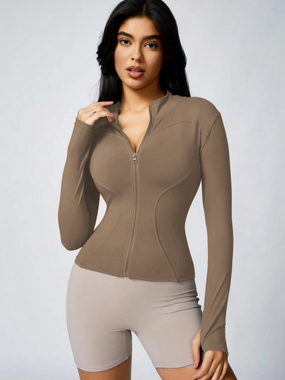 Women’s Full Zip Sports Jacket for Yoga