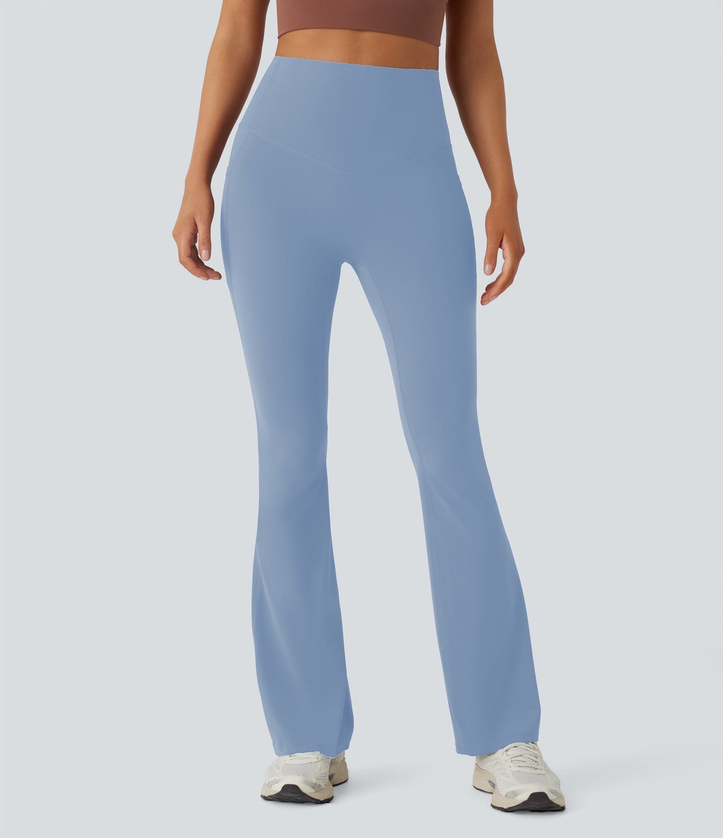 UltraSculpt™ SoCinched High Waisted Tummy Control Side Pocket Shaping Yoga Bootcut Leggings