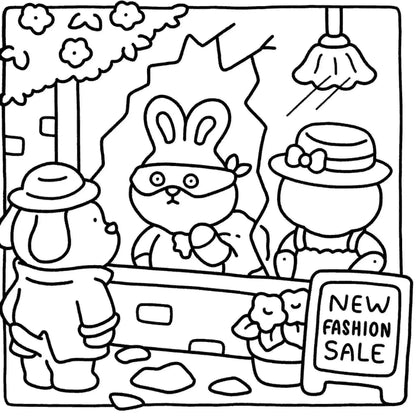 Silly Crimes: Cozy and Funny Coloring Book for Adults and Teens