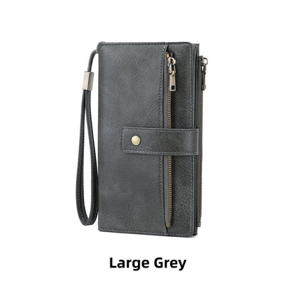 Women’s Small Tri-Fold Wallet – 18 Card Slots, Compact Design