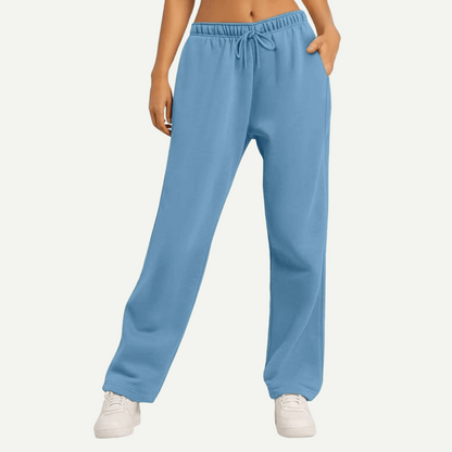 Women’s Heavyweight Wide-Leg Fleece Sweatpants — Comfort Made Effortless