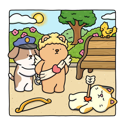 Silly Crimes: Cozy and Funny Coloring Book for Adults and Teens